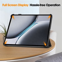 Vente en gros en usine Cuir PU de luxe à trois volets Coque rigide Housse pour tablette intelligente pour One Plus Pad 2 Pad Pro