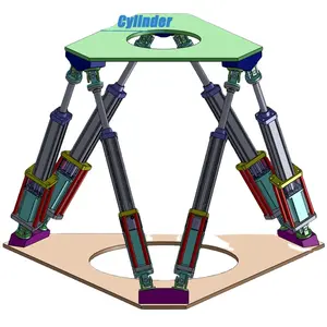 Dgr Drie Scherm Zes Elektrische Cilinder Dynamisch Platform Van Vr Autorace Simulator