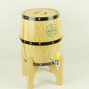 Barril de Madera de 3L para Vino o Cerveza, con Logotipo Personalizado y Color Pintado - Product Image 4
