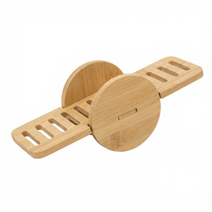 Jouet d'exercice à bascule en bambou pour hamster, équipement de jeu pour petits animaux de compagnie en cage - Product Image 1