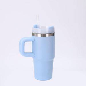 14oz Stainless Steel Children Vacuum Drinking <b>Tumbler</b> <b>with</b> <b>Straw</b> Lid Handle Portable Travel <b>Cup</b> - Product Image 1