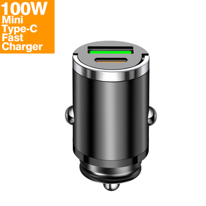 Mini <span class=keywords><strong>Cargador</strong></span> de Coche USB <span class=keywords><strong>Tipo</strong></span> <span class=keywords><strong>C</strong></span> de 100W con 2 Puertos de Carga Rápida para iPhone, <span class=keywords><strong>Xiaomi</strong></span>, Huawei - QC3.0 Mini PD con Salida de <span class=keywords><strong>18W</strong></span>, 20W, 30W - Product Image 4