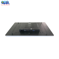 Pot 22 inci penuh merah layar sentuh kapasitif, monitor Game emas O dengan lampu Led warna-warni