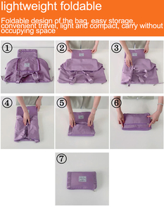 Borsa da viaggio pieghevole personalizzata di grande capacità impermeabile da donna borsa da viaggio pieghevole - Product Image 3