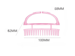 Nouveau design Brosse exfoliante en silicone pour le cuir chevelu, masseur capillaire, brosse à shampoing, utilisation humide et sèche, pour l'exfoliation du cuir chevelu - Product Image 2