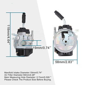 Bộ Chế Hòa Khí GOOFIT Với Bộ Lọc Không Khí Thay Thế Ống Nạp Cho Xe Đạp Bỏ Túi MTA4 Làm Mát Bằng Nước 2 Thì <span class=keywords><strong>37cc</strong></span> 39cc - Product Image 2