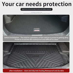 Tapete para Maletero de Coche, Resistente al Agua, Material TPE Duradero, para Chevrolet <span class=keywords><strong>Monza</strong></span> 2019-2025, Diseño ODM - Product Image 5