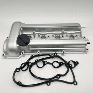 엔진 밸브 커버 알루미늄 합금 및 가스켓 22410-2b100 22410-2b110 22410-2b002는 2011-2023년식 기아 1.4 CVVT에 적합합니다. - Product Image 1