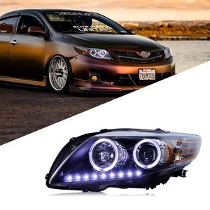 ไฟหน้าสำหรับรถยนต์โตโยต้า โคโรลล่า ปี 2008-2010 ชุดไฟหน้าดัดแปลง ไฟเดย์ไลท์ LED เลนส์แบบไบโฟกัส ไฟซีนอน - Product Image 2
