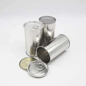 Vente en gros usine : Boîte métallique en fer blanc avec couvercles à anneau pour usage industriel chimique, impression offset, capacité 450 ml - Product Image 2