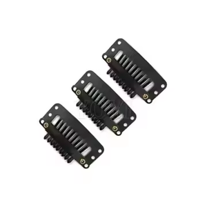 Pronto per la spedizione nero a forma di U per Extension Clip per parrucca da donna strumento a scatto - Product Image 3