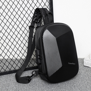Sac à bandoulière multifonction antivol USB pour hommes sac à bandoulière grande capacité coque dure sac à bandoulière sac à dos pour hommes - Product Image 3