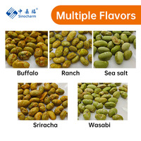 Sinocharm Snack Sain Saveur Edamame 1kg Marques OEM Prix de Gros Haricots Edamame Salés Torréfiés à Sec pour Supermarché