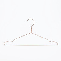 Séchoir à linge et porte-vêtements simple en aluminium rose doré style nordique pour salon et dressing