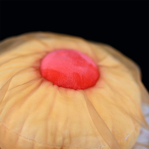 V337 Juguete de Peluche de Medusa con Huevo Frito Realista Personalizado al por Mayor, Muñeco de Peluche para Niños, Regalos de Cumpleaños, Decoración del Hogar - Product Image 3