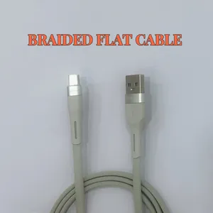 Customized Cell Phone Accessories Nylon Braided USB Cable Type-C For Android PD Fast Charging Data Cable