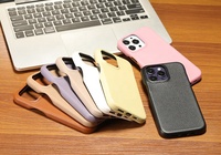 Nouveau Ins Girly Lychee PU étui de téléphone en cuir pour iPhone 17 16 15 14 13 Pro Max Android Smartphone couverture Chic couleurs