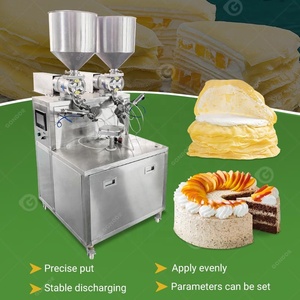 Bánh mì smear Creaming Crepe daubing đầy đủ tự động bánh <span class=keywords><strong>Icing</strong></span> Dispenser trang trí máy kem cho bánh - Product Image 2