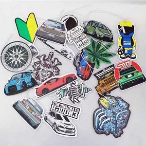 Penyegar udara kertas gantung kustom untuk hadiah promosi detail mobil, Dekorasi Rumah & iklan merek - Product Image 4