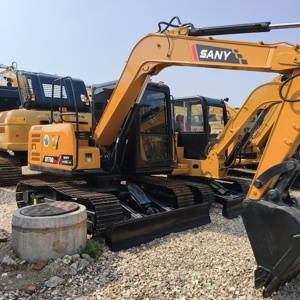 Excavadora Sany75C de Segunda Mano de Alta Calidad, Excavadora Hidráulica de 7.5 Toneladas, Mini Excavadora Sany 75 Usada para Construcción - Product Image 3
