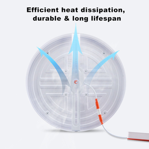 ไฟเพดานห้องนอนแบบ LED SMD2835  ขนาดบางพิเศษ  วัสดุเหล็กและ PP  ปรับความสว่างได้  3000K/4000K/6000K 18W-48W - Product Image 4