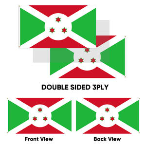 थोक बुरूंडी देश ध्वज 90x150 सेमी कस्टम प्रिंट पॉलिएस्टर राष्ट्रीय ध्वज ध्वज आउटडोर के लिए बुरूंडी ध्वज - Product Image 4