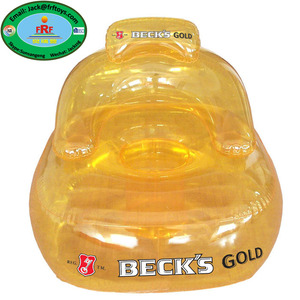 Silla Inflable de PVC Personalizada para Promoción de Marca de Cerveza <span class=keywords><strong>Becks</strong></span> - Product Image 1