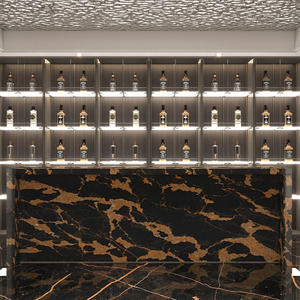 GOLTOP Stone ODM/OEM 5127 Nero Portoro, Losa de Cuarzo Artificial de Alta Calidad para Encimeras de Cocina Modernas, Mesas y Tocadores - Product Image 4