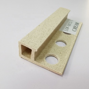 Gỗ Nhựa Trang Trí Tường Gạch Gốm Bên Ngoài Góc Cạnh PVC <span class=keywords><strong>Tile</strong></span> Trim - Product Image 3
