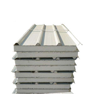 Línea de producción de Panel de techo de sándwich EPS, máquina de fabricación de rollos en frío, Panel de techo para construir casas/facterías, 1,5 años - Product Image 3