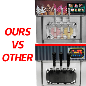 Yourtime table top commercial soft serve ice cream maker Frozen Cocktails soft serve ice cream machine self cleaning - Product Image 4