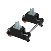 GATERON — clavier mécanique 7u 6.25u 2u, hot-swappable 60% personnalisé, montage PCB, voyage rapide, argent V2 vis dans le stabilisateur, à monter soi-même