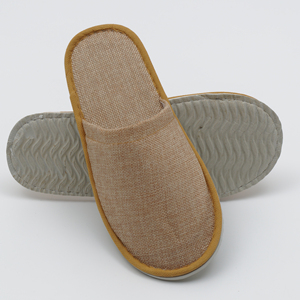 Desechables, Material de lino antideslizante, belleza de lujo, Hotel, Spa, viaje, hogar, invitados, cómodas zapatillas de hospitalidad para interiores - Product Image 3