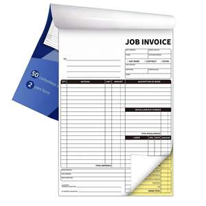 <span class=keywords><strong>2</strong></span> 3 4 phần liên tiếp đánh số hóa đơn sổ nhận đơn đặt hàng làm việc cho doanh nghiệp nhỏ 50 bộ mỗi miếng bọc bìa sau - Product Image 2