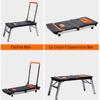 Table de travail pliante multifonction 7-en-1 avec chevalet de menuisier, sans prise, pour garage et atelier