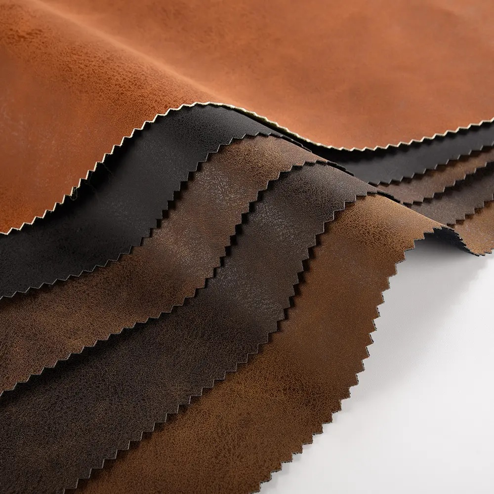 Hexin Pu Pvc cuero sintético para paquetes calzado sofá tapicería bolsos zapatos Material tela imitación cuero