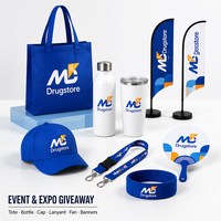 Ensemble promotionnel AI-MICH pour événements extérieurs avec tente, parapluie, comptoir, housse de table, chaises, drapeaux, sacs fourre-tout et articles de bar