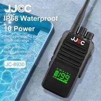 Radio bidirectionnelle portable sans fil JJCC JC-8930, vente en gros, personnalisable, longue portée, étanche