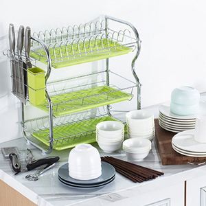 Organizador de Platos para Cocina, Escurridor Antioxidante, Rejilla de Secado para Jabón de Platos, Contenedor Acolchado para Almacenamiento de Platos de Hotel, Rejilla de Drenaje para Horno - Product Image 3