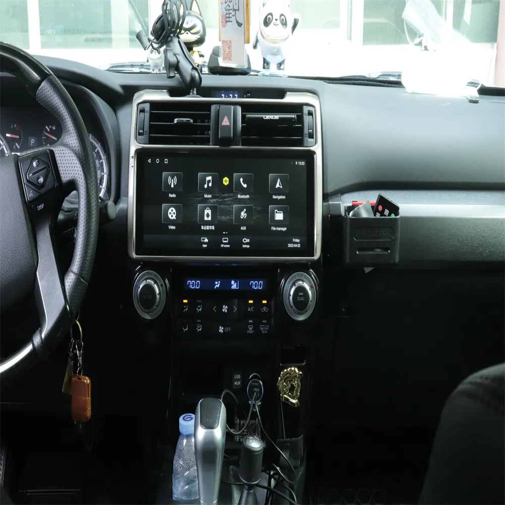 12.3 Auto Stereo Android 12 Für Toyota 4Runner 4Runner 2009-2019 Auto GPS Navigation Head Unit Multimedia Player Aircon Radio Tape