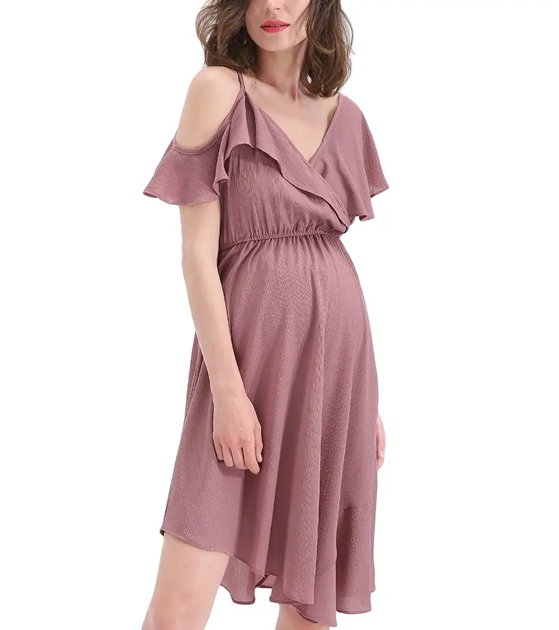 Pregnant Women's Dresses Summer Mid-length Skirt New Fashion Maternity Dress