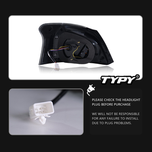 New TYPY <b>LED</b> Tail <b>Light</b> Conversion Kit for 2008-2013 for Vios Rear Tail <b>Lights</b> <b>Running</b> <b>Lights</b> Glowing Turn Signals - Product Image 6