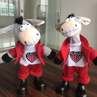 Vente en gros d'usine, âne en peluche parlant électrique, musique, danse, enregistrement, marche, jouet en peluche
