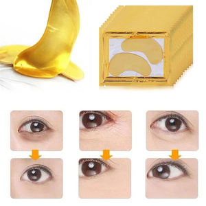 Masque pour les yeux énergisant en or 24 carats en gros, appareil de soin des yeux, traitements des yeux bouffis et des cernes, masque lissant les rides - Product Image 4