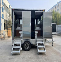 Toilettes mobiles modernes de haute qualité en conteneur |   Unités de toilettes portables durables et résistantes aux intempéries pour usage scolaire – Vente et location