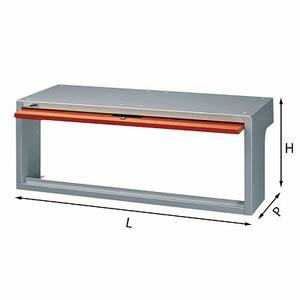 Armoire de rangement d'outils 5002 C2N, unité à tiroirs métalliques, organisation d'atelier, dimensions LxHxD - Product Image 1