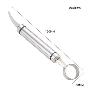 Pelador portátil de Granada y naranja de acero inoxidable, abridor rápido de frutas para el hogar con cuchillo de operación Manual de plástico para PC - Product Image 1