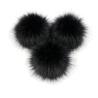 Usine En Gros Pompon Imité Renard Coloré En Peluche Pompon Fourrure Artificielle Pompon pour Vêtements