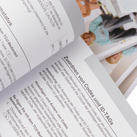 Service d'impression de brochures, magazines, livrets, emballages et étiquettes sur papier couché professionnel personnalisé A4/A5/A6