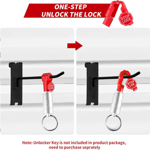 500 पीसी पेग हुक ताले बंद कर देते हैं - Product Image 4